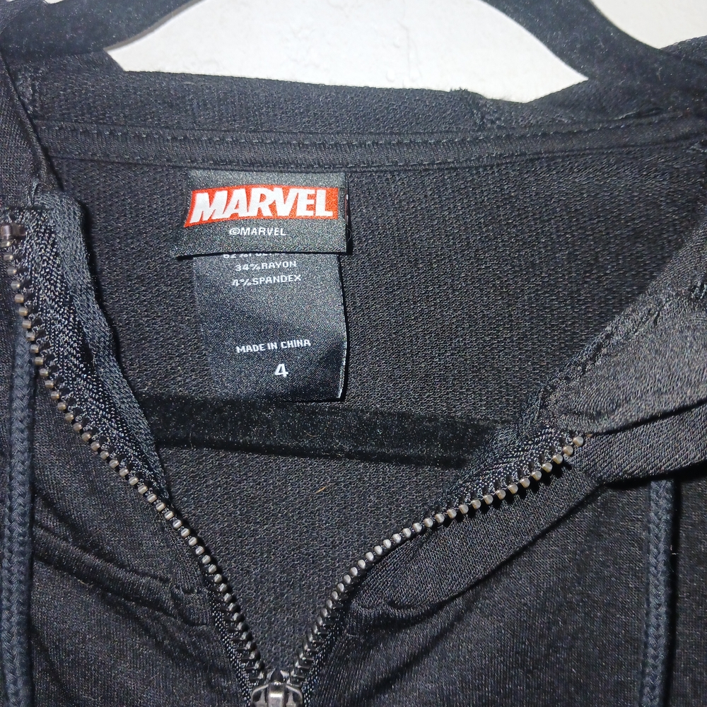 Marvel Black Zip-Up Hoodie - Picture 2 of 4